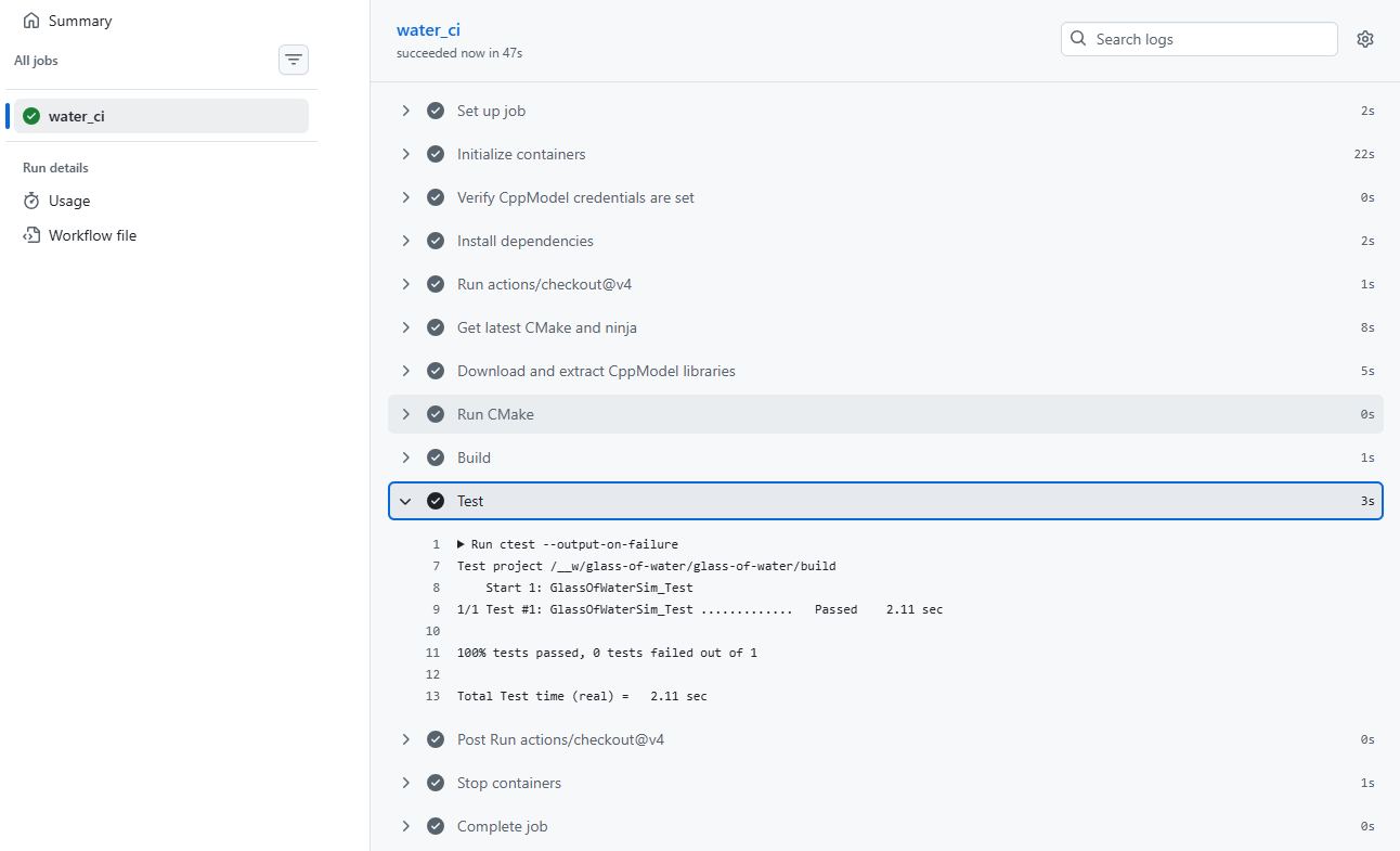GitHub Actions workflow